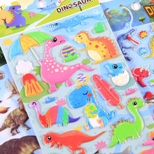 Load image into Gallery viewer, 3D Puffy Stickers Dinosaurs I Single Sheet 恐龙棉泡贴单张 - 4款可选
