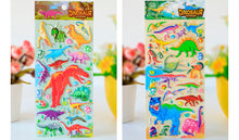 Load image into Gallery viewer, 3D Puffy Stickers Dinosaurs II Single Sheet 恐龙棉泡贴单张 - 4款可选
