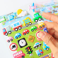 Load image into Gallery viewer, 3D Puffy Stickers Cars Single Sheet 可爱汽车棉泡贴单张 - 4款可选
