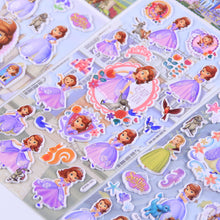 Load image into Gallery viewer, 3D Puffy Stickers Sofia Single Sheet 小公主苏菲亚棉泡贴单张 - 4款可选
