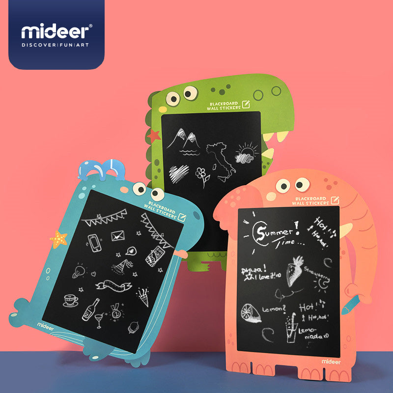Mideer Magnetic Blackboard Sticker - Dinosaur/Whale/Elephant
