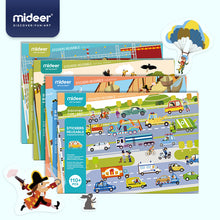 Load image into Gallery viewer, Mideer Reusable Stickers - Fun Life/Animal/Transportation/Medieval Age
