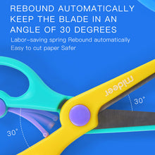 Load image into Gallery viewer, Mideer Kids Scissors - Yellow Green/Red Blue
