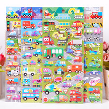 Load image into Gallery viewer, 3D Puffy Stickers Vehicles Single Sheet 可爱工程车棉泡贴单张 - 4款可选
