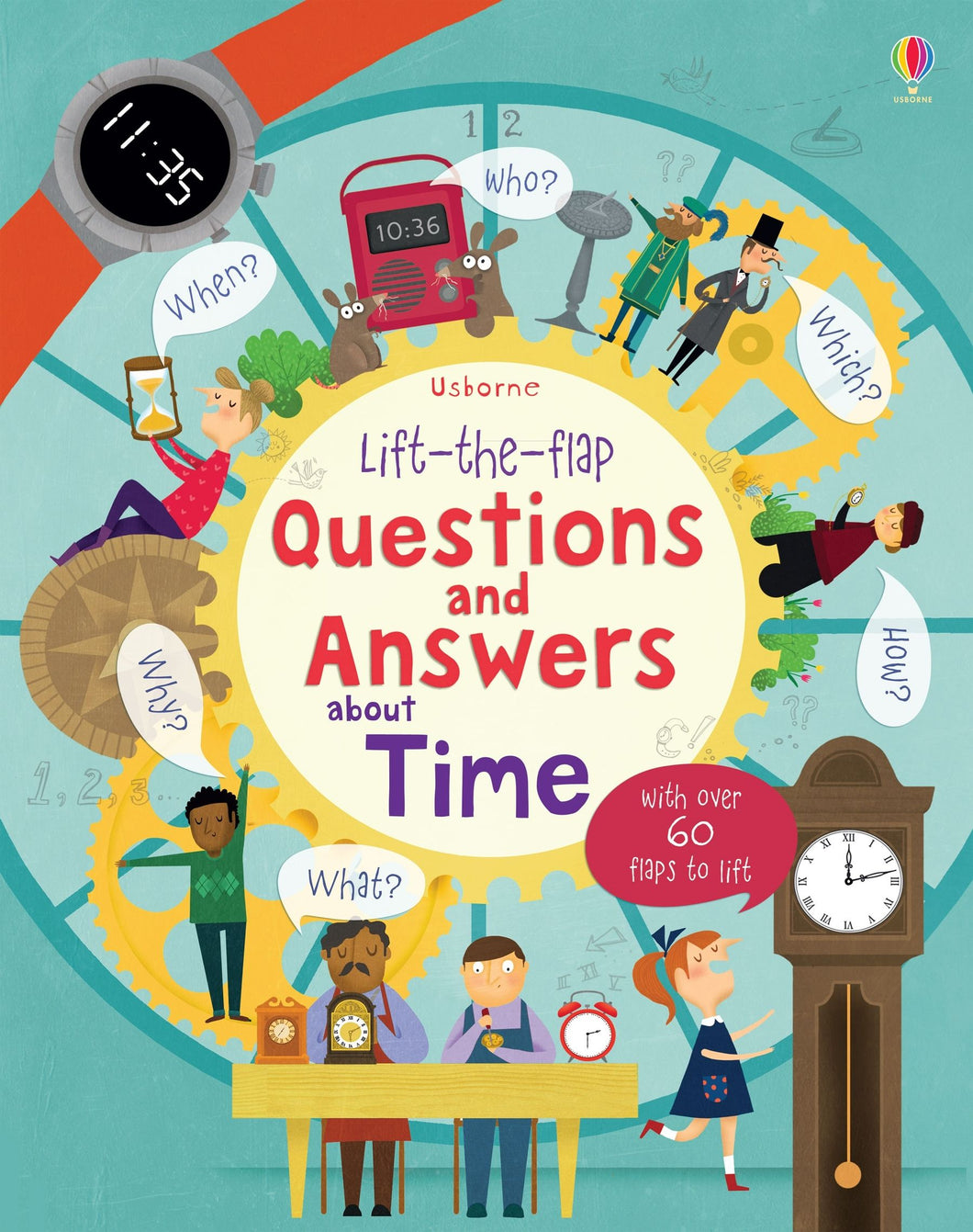 Lift-the-flap Questions and Answers: About Time