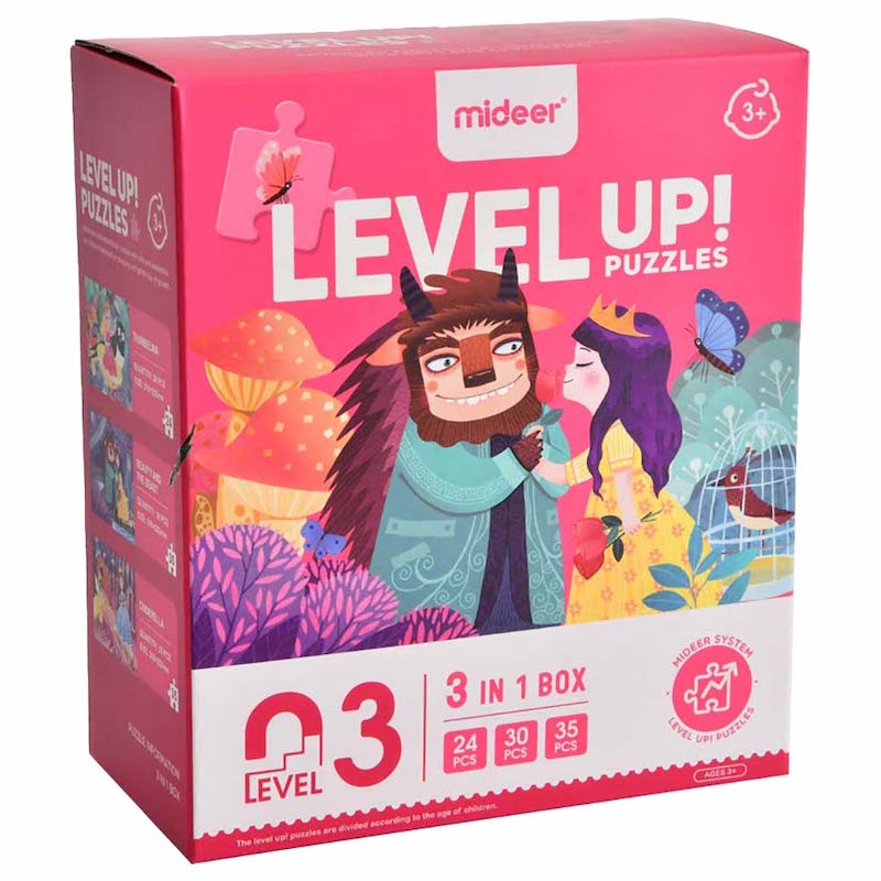 Mideer Level Up Puzzle - 3 Princess Fate (3 in 1)